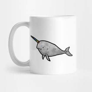 Rainbow Narwhal Mug